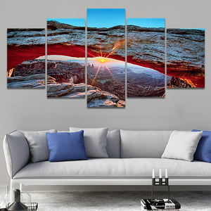 Mesa Arch Sunset Wall Art Canvas-Stunning Canvas Prints