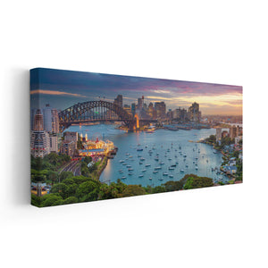 Sydney Australia Skyline Wall Art Canvas-Stunning Canvas Prints