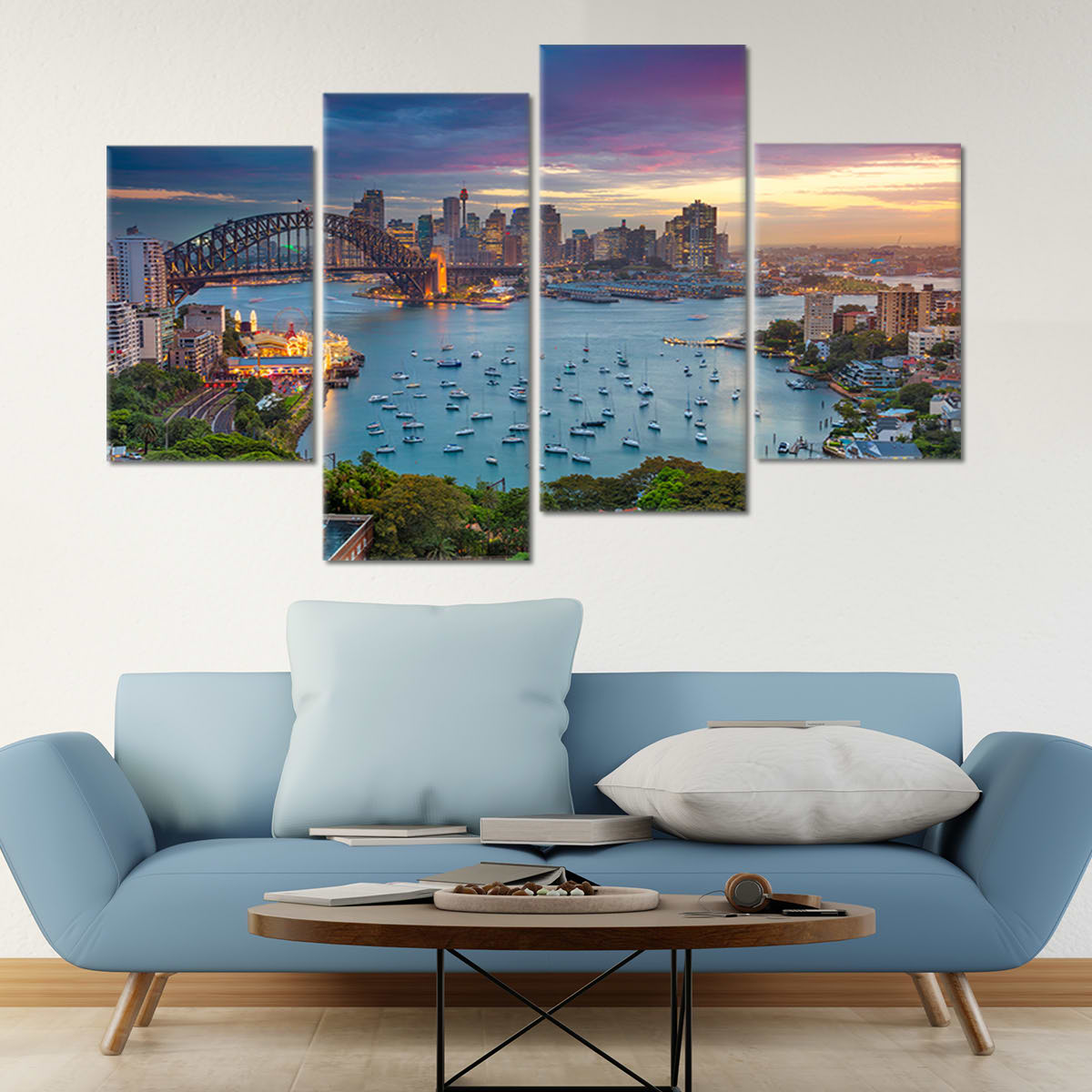 Sydney Australia Skyline Wall Art Canvas-Stunning Canvas Prints