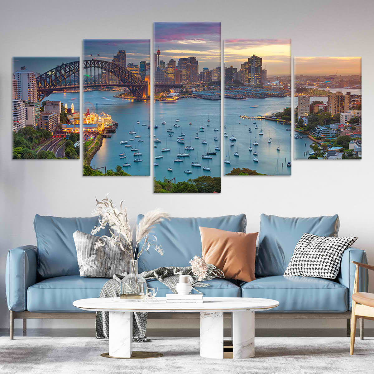 Sydney Australia Skyline Wall Art Canvas-Stunning Canvas Prints