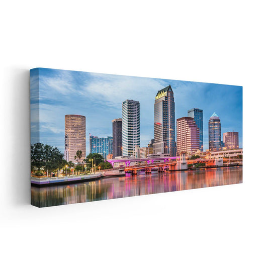 Tampa Skyline Wall Art Canvas-Stunning Canvas Prints