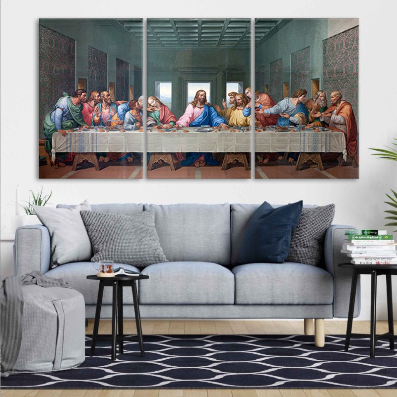 Framed Large The Last Supper Wall Art For Bedroom Wall-Stunning Canvas Prints