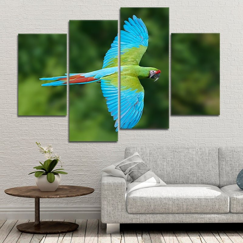 Tropical Parrot Wall Art Canvas-Stunning Canvas Prints