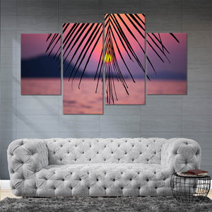 Palm Tree Sunset Wall Art Canvas-Stunning Canvas Prints