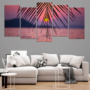 Palm Tree Sunset Wall Art Canvas-Stunning Canvas Prints