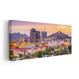 Tucson Skyline Wall Art Canvas-Stunning Canvas Prints