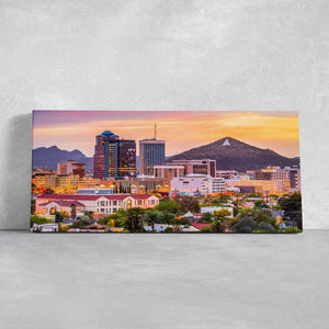 Tucson Skyline Wall Art Canvas-Stunning Canvas Prints