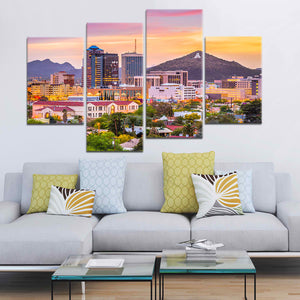 Tucson Skyline Wall Art Canvas-Stunning Canvas Prints