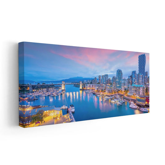 Vancouver Skyline Wall Art Canvas-Stunning Canvas Prints