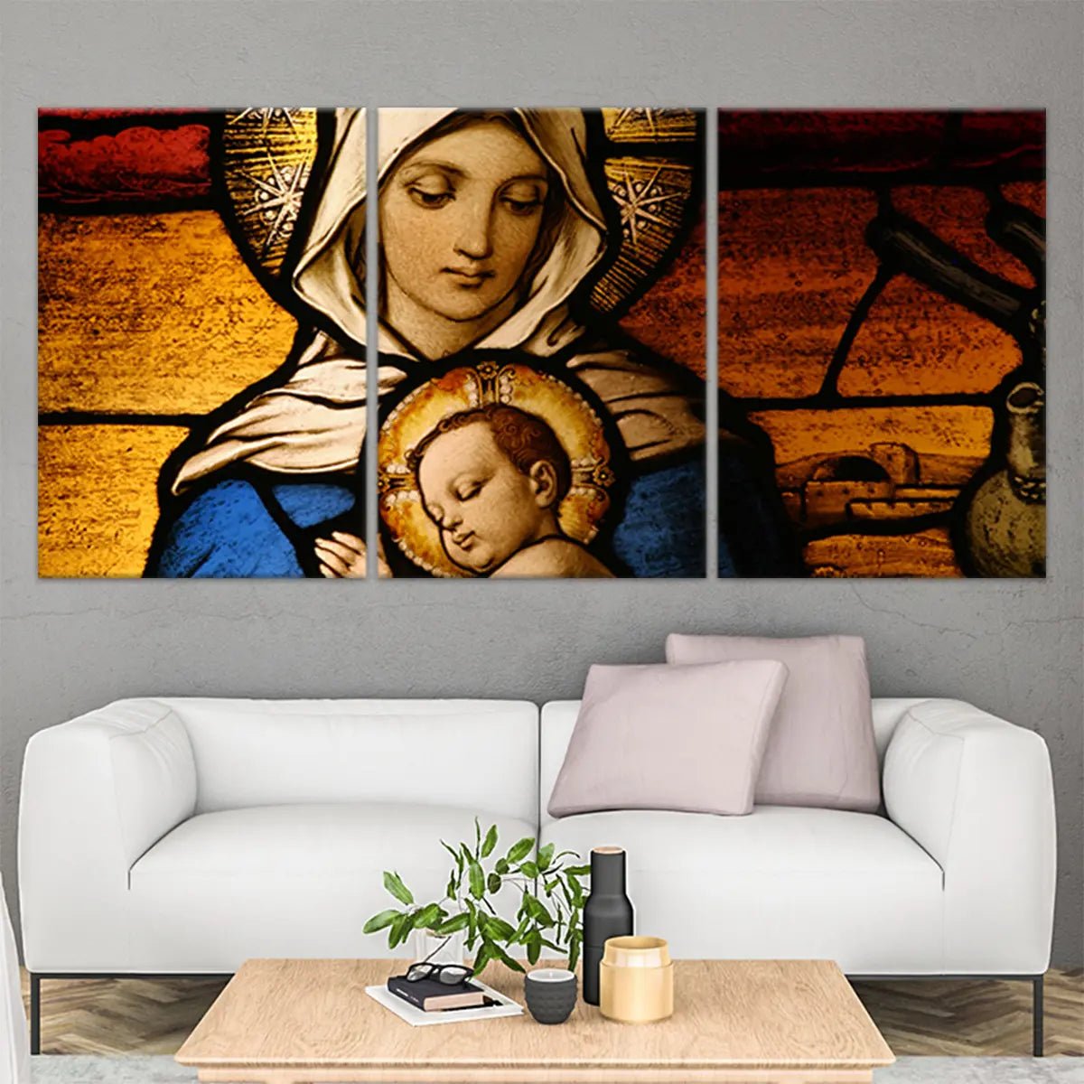 Virgen Mary Wall Art Canvas Print-Stunning Canvas Prints