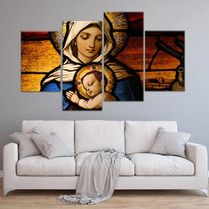 Virgen Mary Wall Art Canvas Print-Stunning Canvas Prints