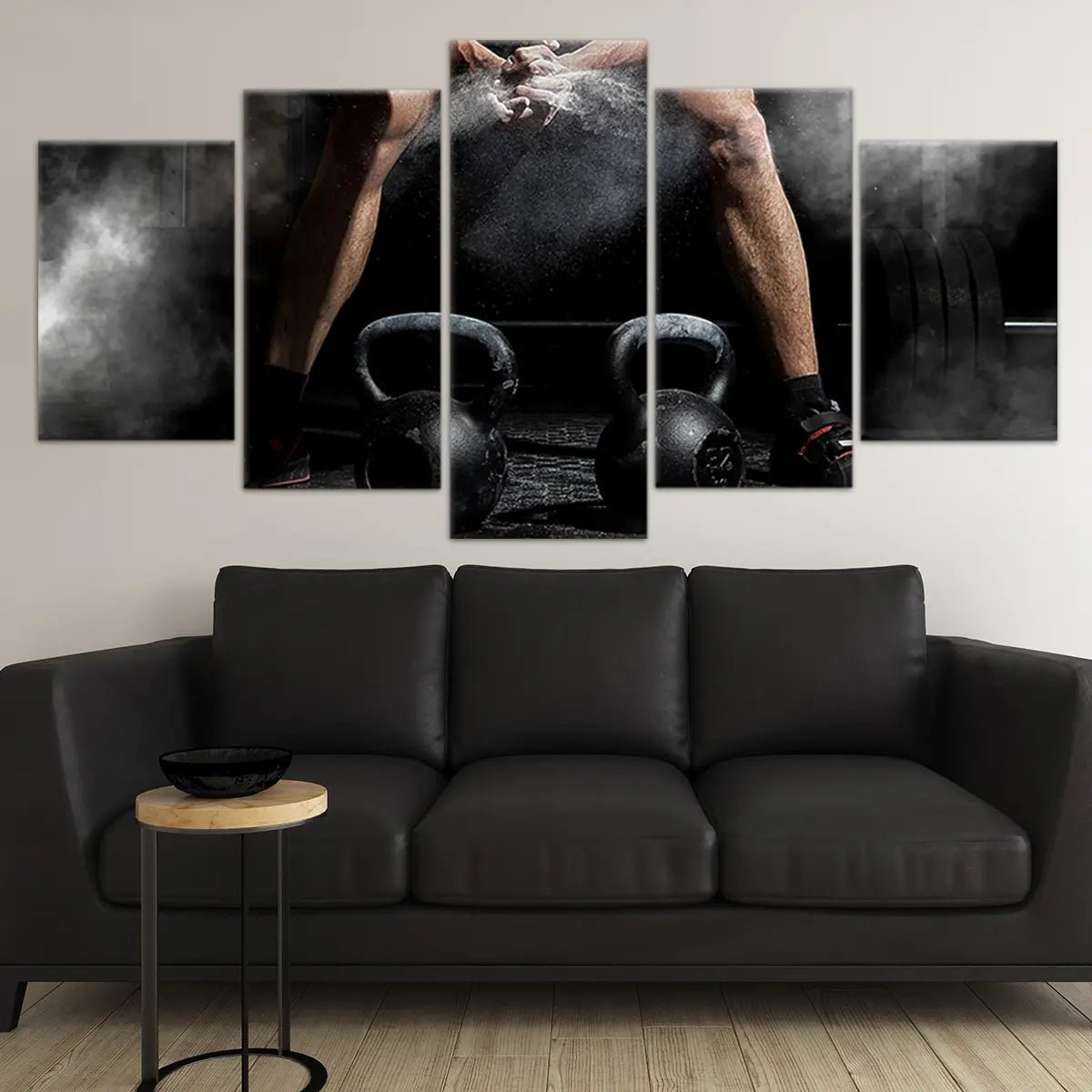 Kettlebell Workout Wall art Canvas Print-Stunning Canvas Prints