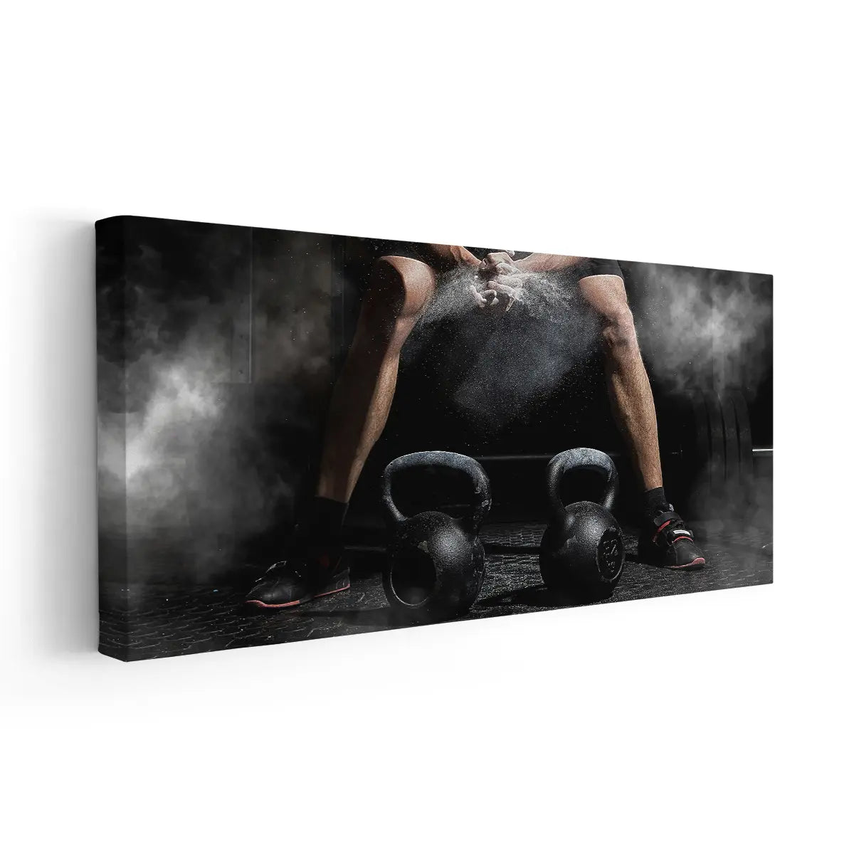 Kettlebell Workout Wall art Canvas Print-Stunning Canvas Prints