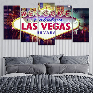 Iconic Las Vegas Sign | Large Solid-Faced Canvas Wall Art Print | Great Big Canvas