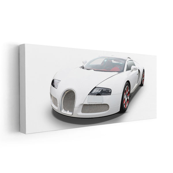 Hypercar Bugatti wall art 5 panel canvas Canvas set of good car Bugatti canvas art Bugatti centodieci poster Sports car print White car canvas