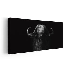 Black And White Buffalo Wall Art Canvas-Stunning Canvas Prints