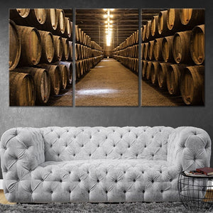 Old Wine Cellar Wall Art Canvas Print-Stunning Canvas Prints