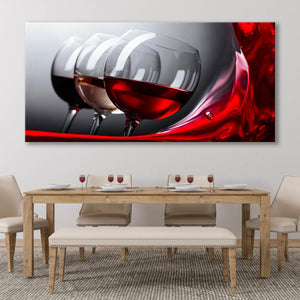 Flowing Red Wine Wall Art Canvas Prints-Stunning Canvas Prints