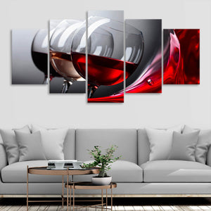 Flowing Red Wine Wall Art Canvas Prints-Stunning Canvas Prints