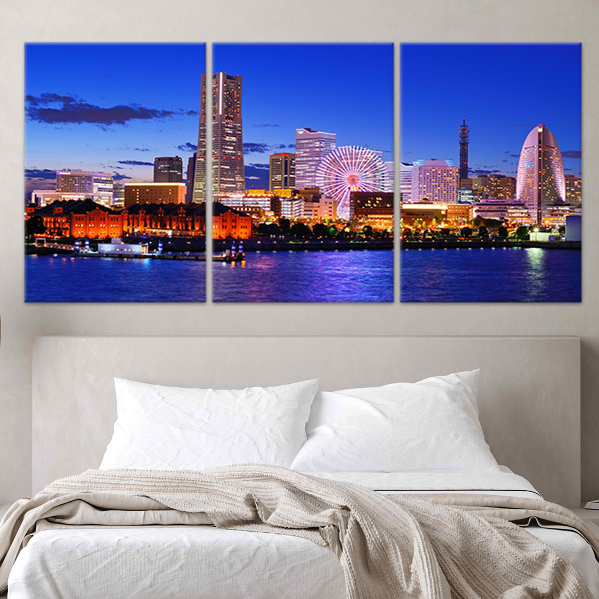 Yokohama Skyline Wall Art Canvas-Stunning Canvas Prints