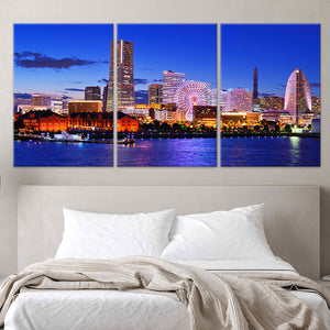 Yokohama Skyline Wall Art Canvas-Stunning Canvas Prints