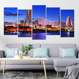 Yokohama Skyline Wall Art Canvas-Stunning Canvas Prints