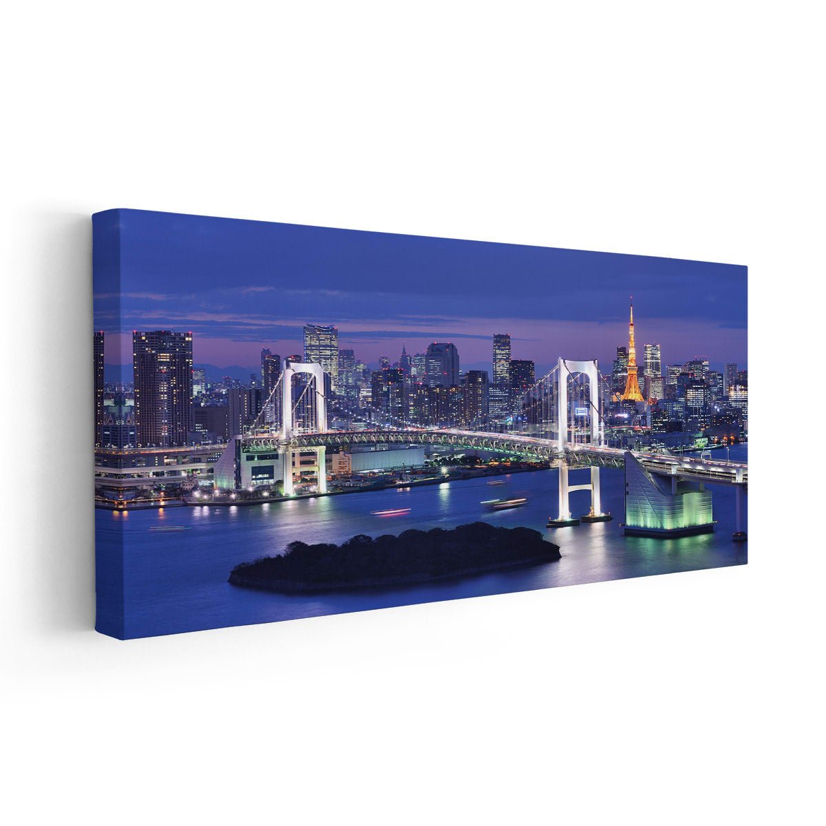 Yokohama Skyline at Dusk Wall Art Canvas-Stunning Canvas Prints