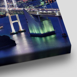 Yokohama Skyline at Dusk Wall Art Canvas-Stunning Canvas Prints