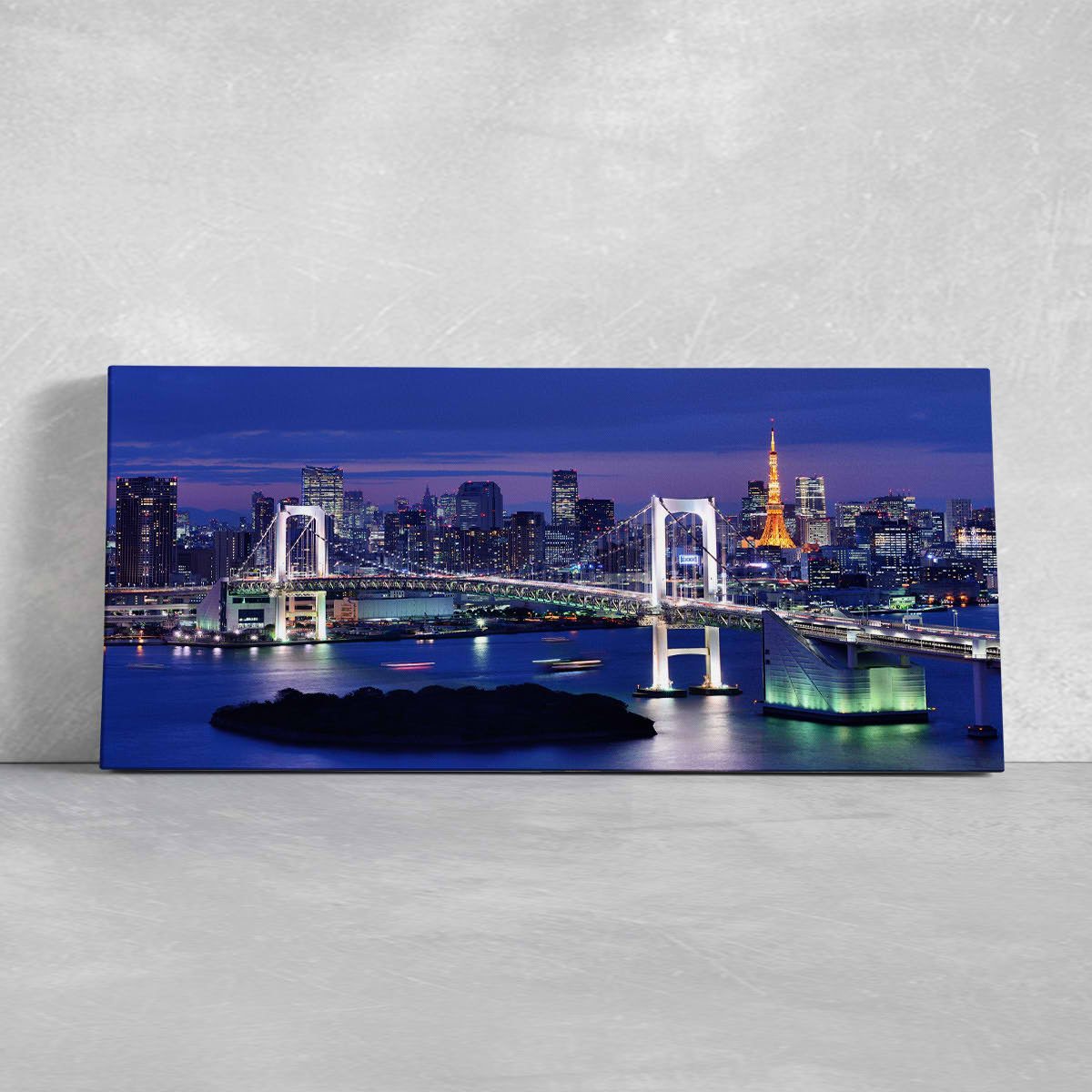 Yokohama Skyline at Dusk Wall Art Canvas-Stunning Canvas Prints