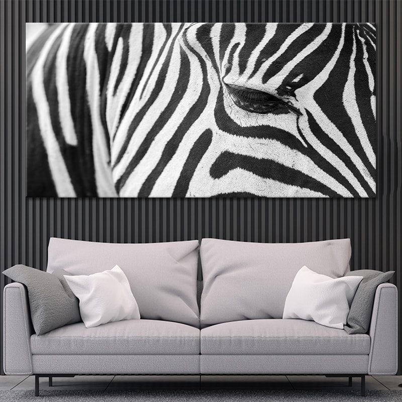 African Zebra Wall Art Canvas-Stunning Canvas Prints