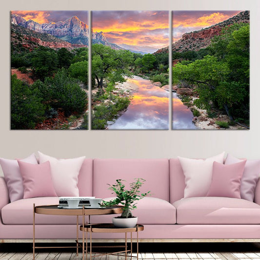 Zion National Park Wall Art Canvas-Stunning Canvas Prints